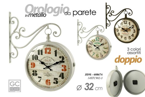 Orologio parete muro doppio - parete,