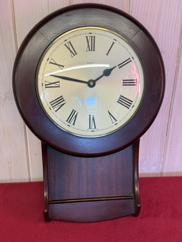 Quartz wall clock wooden - quartz,